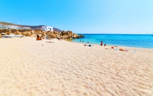 One of the beaches of Mykonos