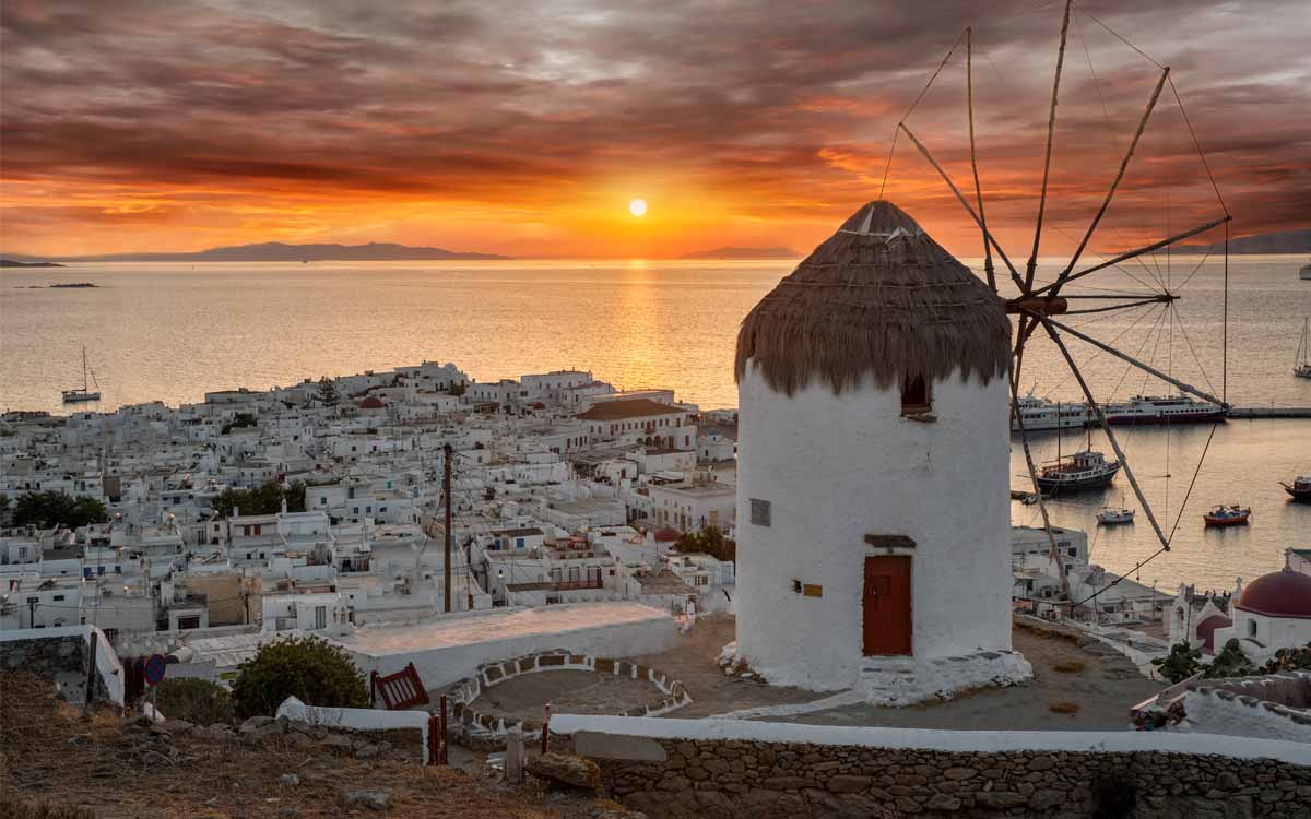 Main top decorational image for Agios Kirikos (Ikaria) to Mykonos Ferry ferries page