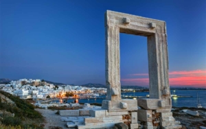 Portara is a temple of Apollo in Naxos