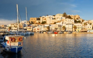 The town of Naxos