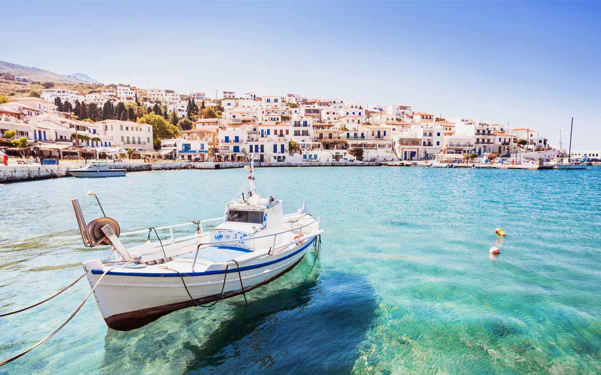 Main top decorational image for Mykonos to Andros Ferry ferries page