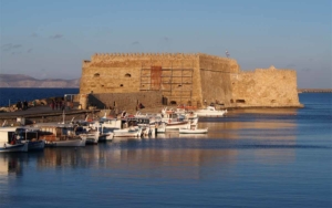 The Venetian fortress of Koules at the port