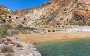 One of beaches in Milos