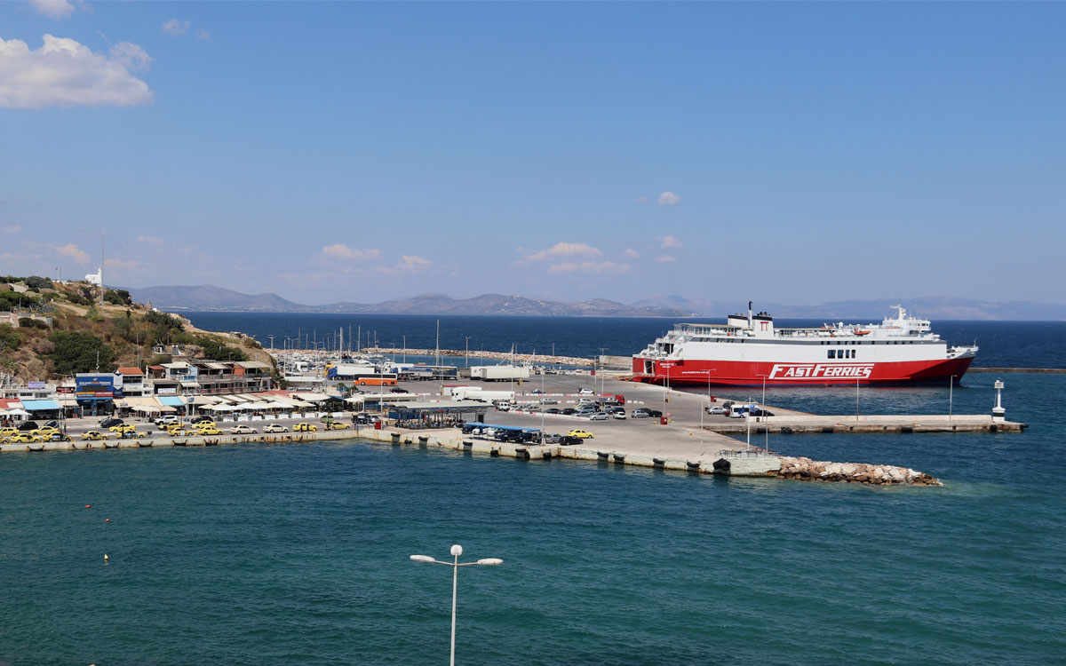 Main top decorational image for Ios to Rafina Ferry ferries page