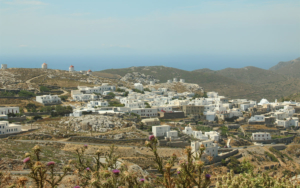 The town of Amorgos (Chora)