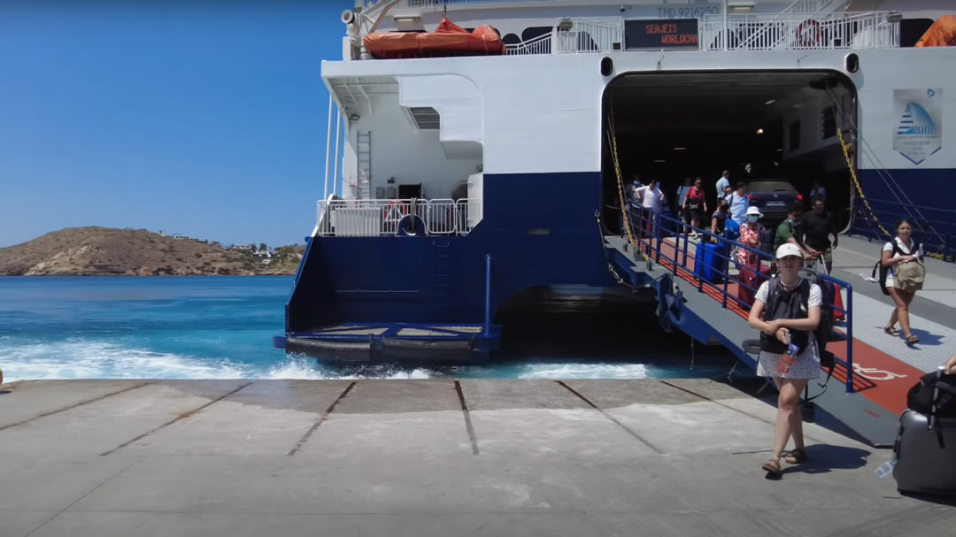 Video presentation for Santorini to Ios Ferry