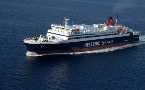 Blue Star Ferries Nissos Rodos at sea