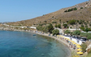 A beach in Leros