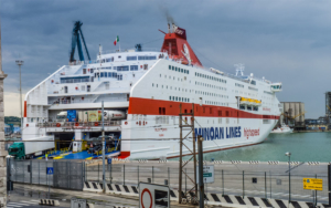 Minoan Lines in the port of Piraeus 