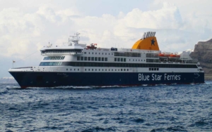 Blue Star Ferries Delos at sea