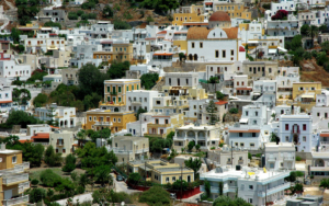 The town of Agia Marina, Leros