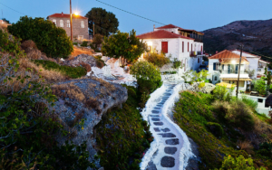 The street of Agios Efstratios