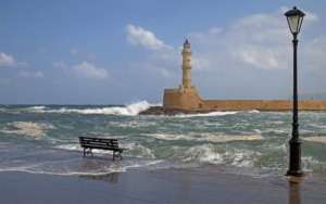 The most popular in Chania is venetian lighthouse at the port 