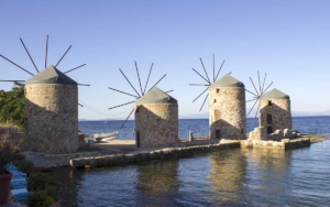 The  windmills in Chios 