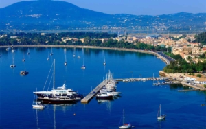 The port of Corfu
