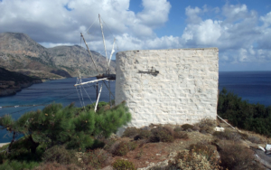 The windmill in Diafani, Karpathos
