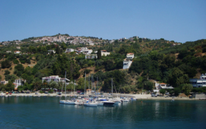 The port of Glossa, Skopelos