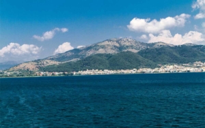 Port of Igoumenitsa from the sea