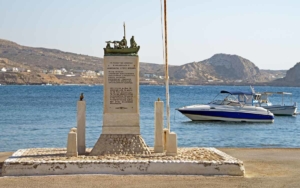 The monument  in Karpathos