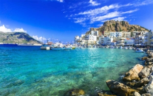 Karpathos town from the sea