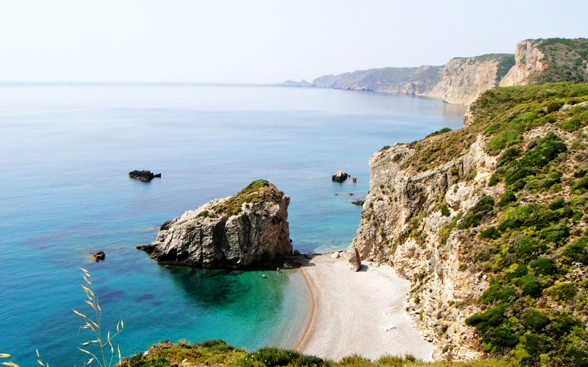 One of the beaches in Kythira