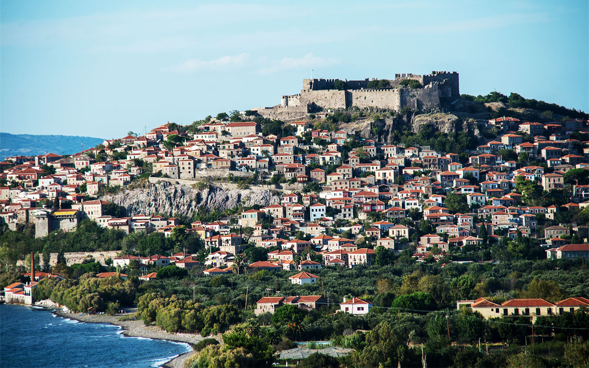 Χωριά Μόλυβος στη Λέσβο, Ελλάδα