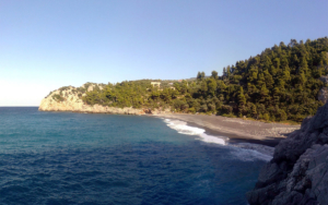 A beach in Mantoudi, Evia