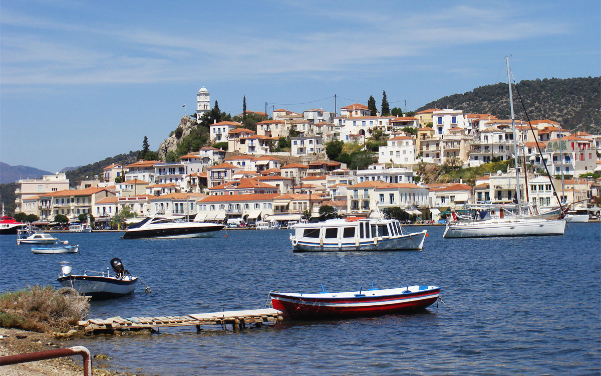 Main top decorational image for Hydra to Poros Ferry ferries page