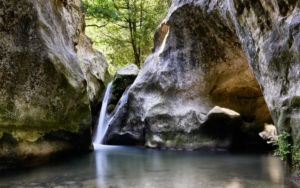 Τhe waterfall of Karlovassi, Samos