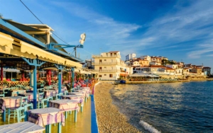 Taverna near the sea in Samos