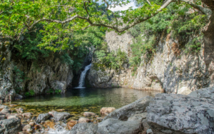 The waterfall in Samothrace