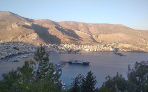 Saos Ferries in Kalymnos port