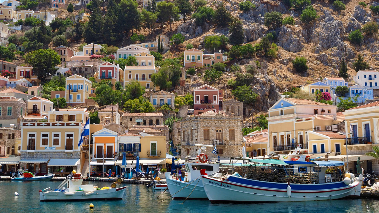 Main top decorational image for Kalymnos to Symi Ferry ferries page