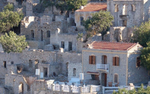 The old houses in Tilos