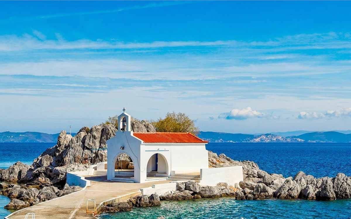 Church on Chios island