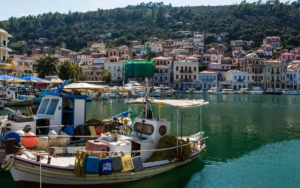 The port of Gytheio, Peleponnese