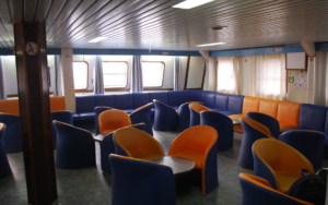Lounge of Ionion Pelagos Ferry