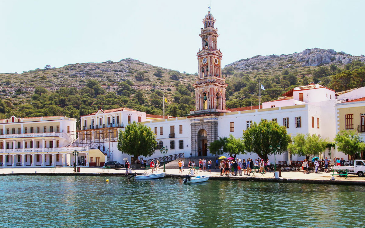 Main top decorational image for Symi to Panormitis Ferry ferries page