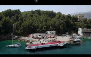 Finikas Lines in the port of Corfu