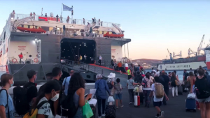 Video presentation for Mykonos to Syros Ferry