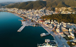 Aerial view of Igoumenitsa port