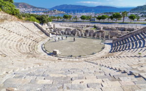 The ancient Greek theater of Alicarnassus