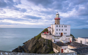 Howth peninsula in Dublin bay