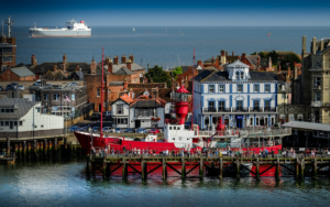 A nice view of the port