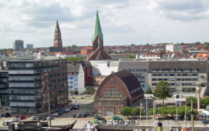 The city center