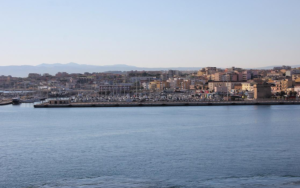 The waterfront near the port