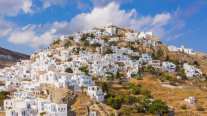 The town of Serifos island